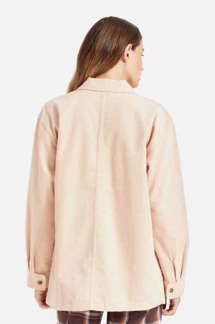 Hovedbilde Brixton Dundee Corduroy Overshirt Rose Dust ...