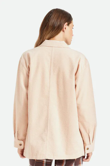 Hovedbilde Brixton Dundee Corduroy Overshirt Rose Dust ...