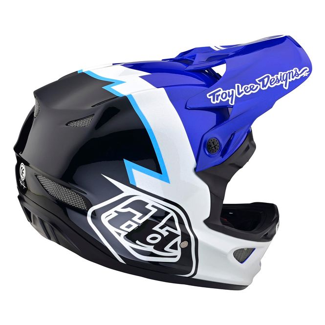 Hovedbilde Troy Lee Designs D3 Fiberlite Helmet Volt Blue