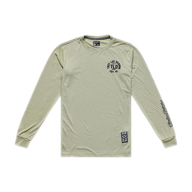 Hovedbilde Troy Lee Designs Skyline LS Ride Tee Stamps Sage