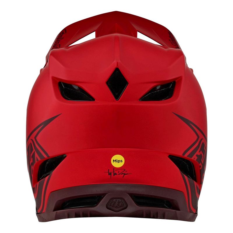 Troy Lee Designs D4 Composite Helmet Stealth Red