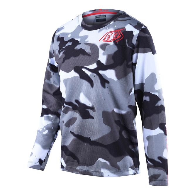 Hovedbilde Troy Lee Designs Youth Flowline Jersey Spray Camo ...