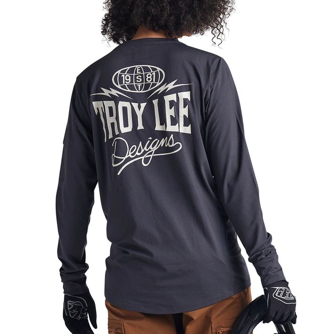 Hovedbilde Troy Lee Designs Ruckus LS Ride Tee Bolts Carbon