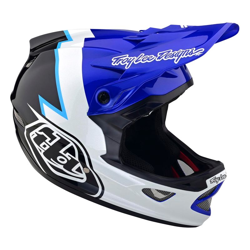 Troy Lee Designs D3 Fiberlite Helmet Volt Blue