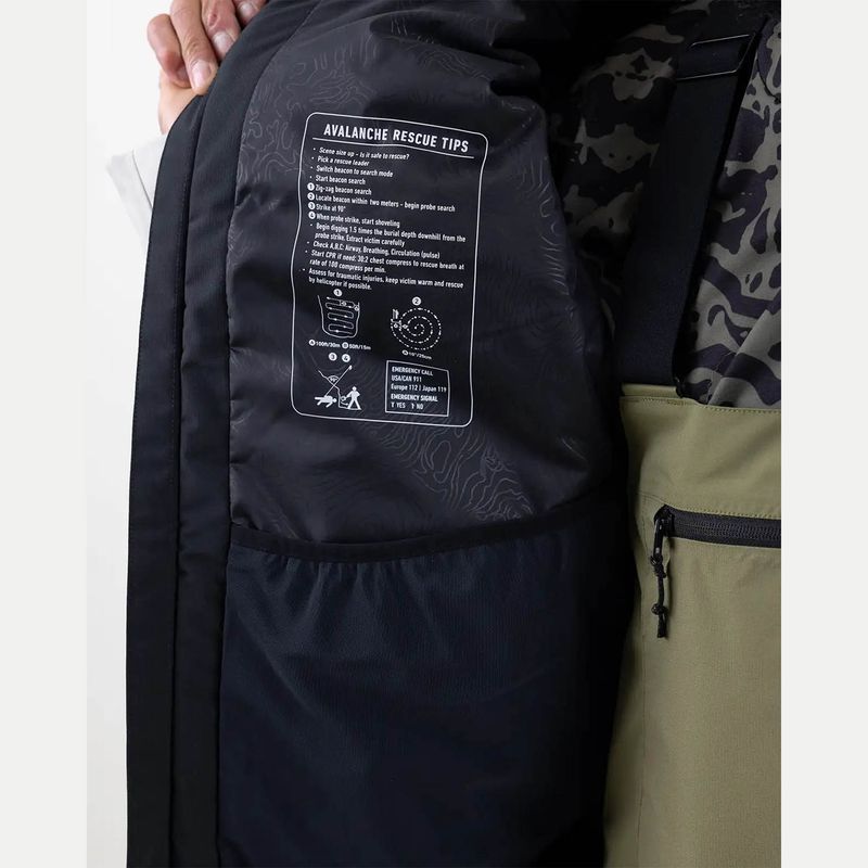 Jones Mountain Surf Parka Jacket Grn Moss Green