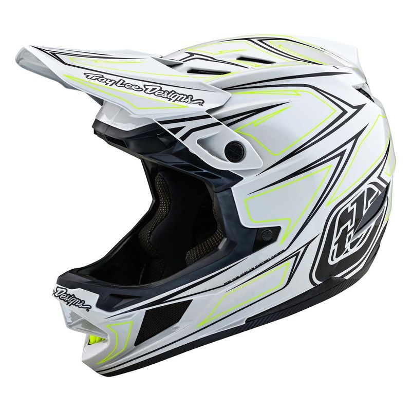Troy Lee Designs D4 Composite Helmet Pinned Light Gray