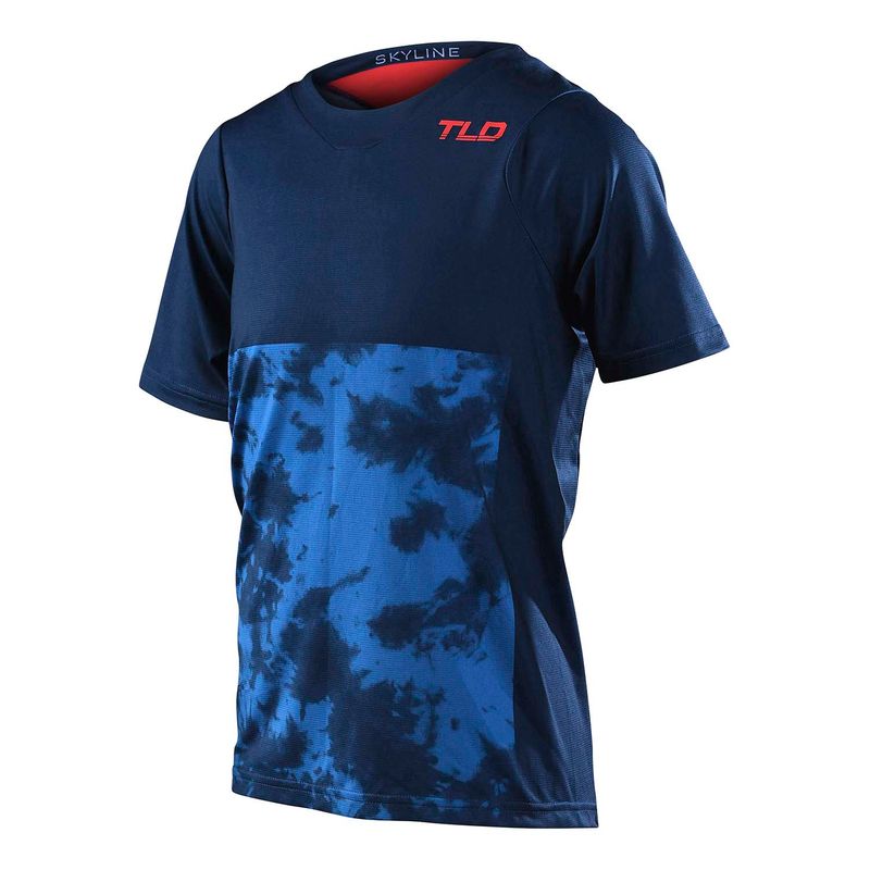 Troy Lee Designs Youth Skyline SS Jersey Breaks Dark Slate