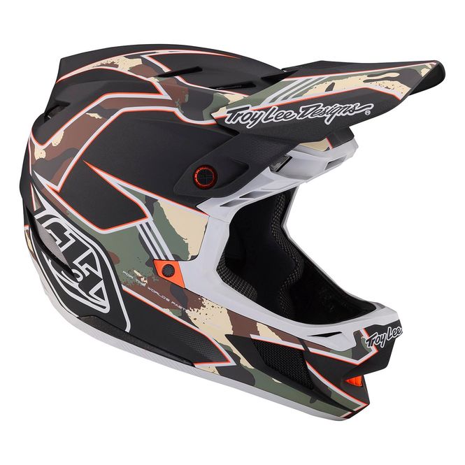 Hovedbilde Troy Lee Designs D4 Composite Helmet Matrix Camo ...