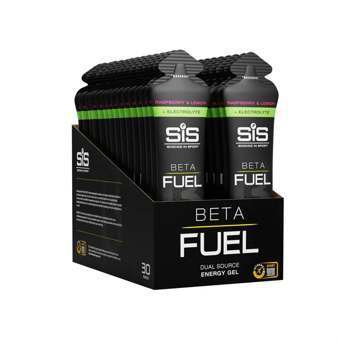 Hovedbilde SIS Beta Fuel + Electrolyte Gel Bringebær Sitron ...