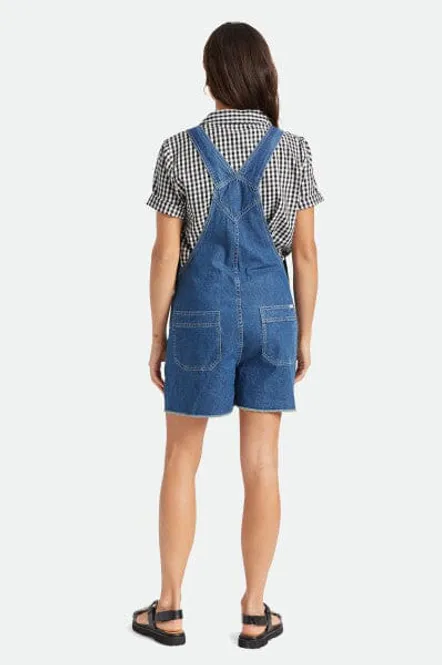 Hovedbilde Brixton Christina Short Overall Indigo Rinse