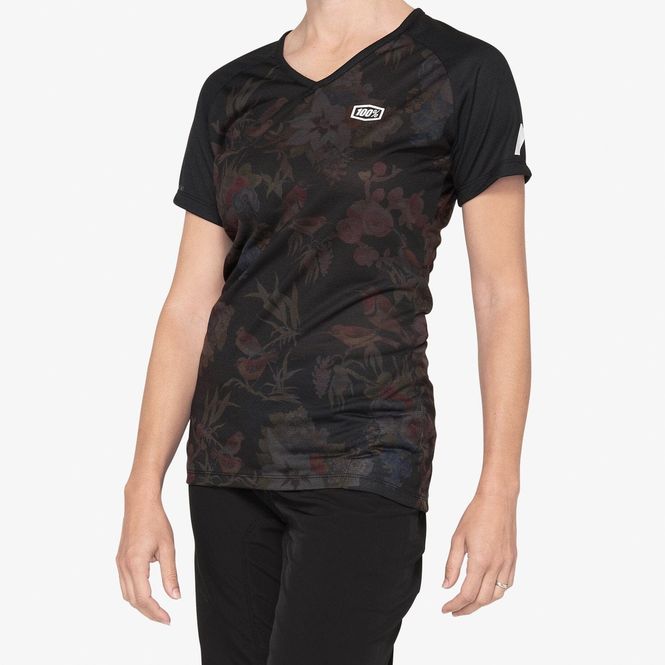 Hovedbilde 100% AIRMATIC Women's Jersey Black Floral