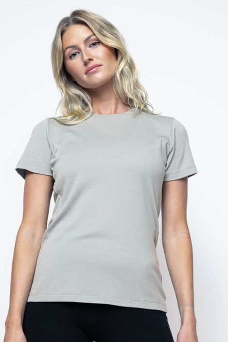 Hovedbilde Woolf Merino Snerte Tee Vane Grey