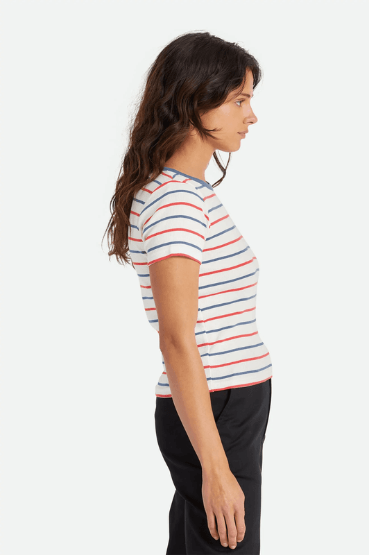 Brixton Samantha Baby Tee T-Skjorte Stripe