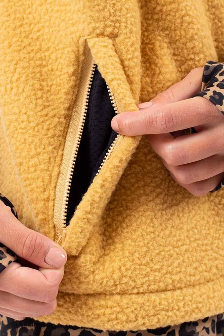 Hovedbilde Eivy Lumberjackie Sherpa Vest Faded Amber