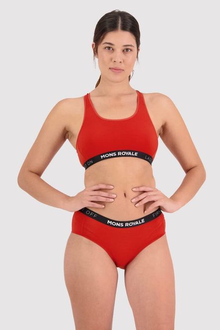 Hovedbilde Mons Royale Womens Sierra Sports Bra Retro Red