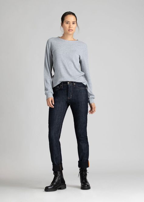 Hovedbilde DU/ER All-Weather Denim Slim Straight Women ...