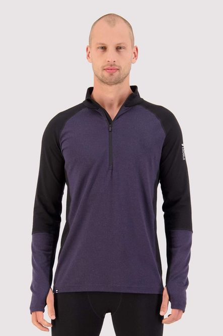 Hovedbilde Mons Royale Mens Olympus Half Zip Black/9 Iron