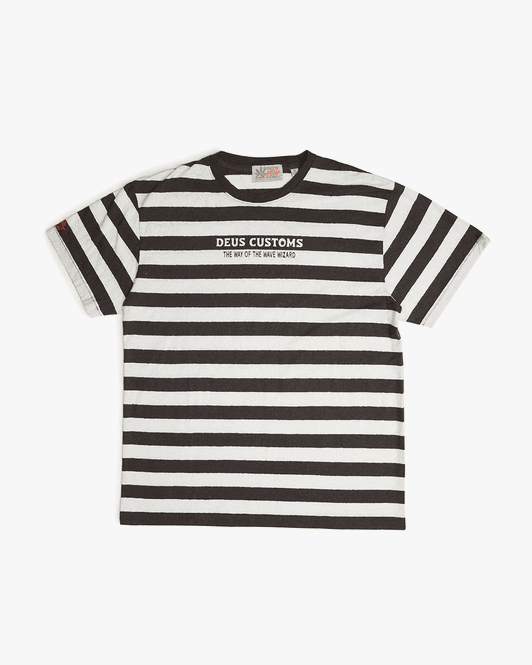 Hovedbilde Deus Ex Machina Hemp Stripe Tee Phantom Stripe