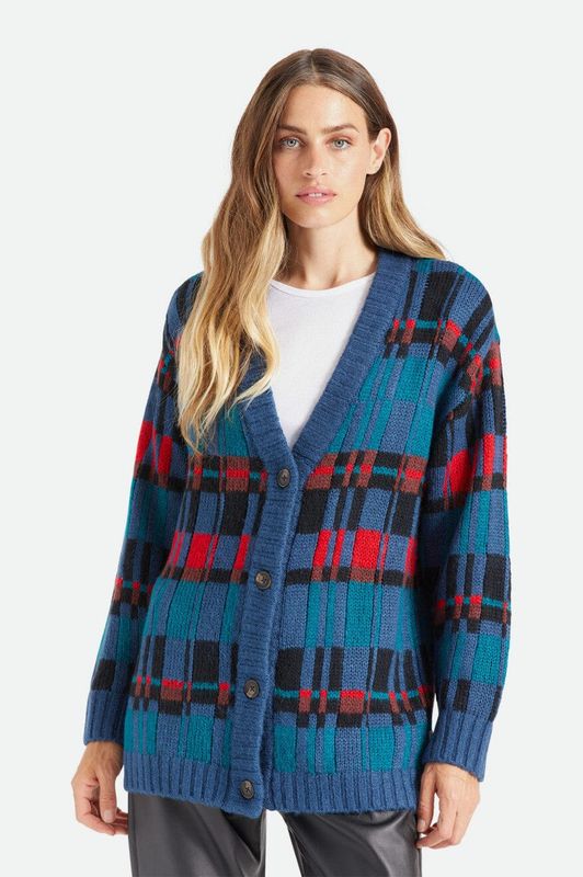 Brixton Ferriss Cardigan Joe Blue