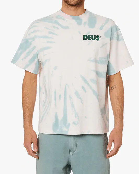 Hovedbilde Deus Ex Machina Flat Footed Tie Dye Tee Plc Pale ...