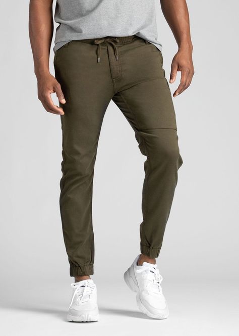 Hovedbilde DU/ER No Sweat Jogger Army Green