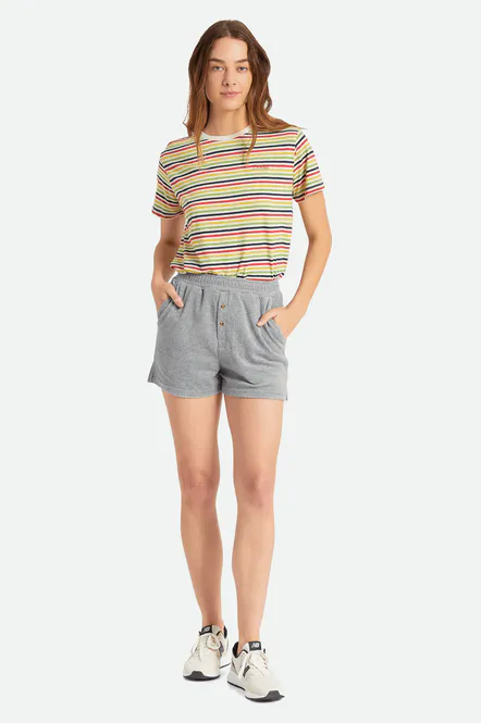 Hovedbilde Brixton Bella Shorts Heather Grey