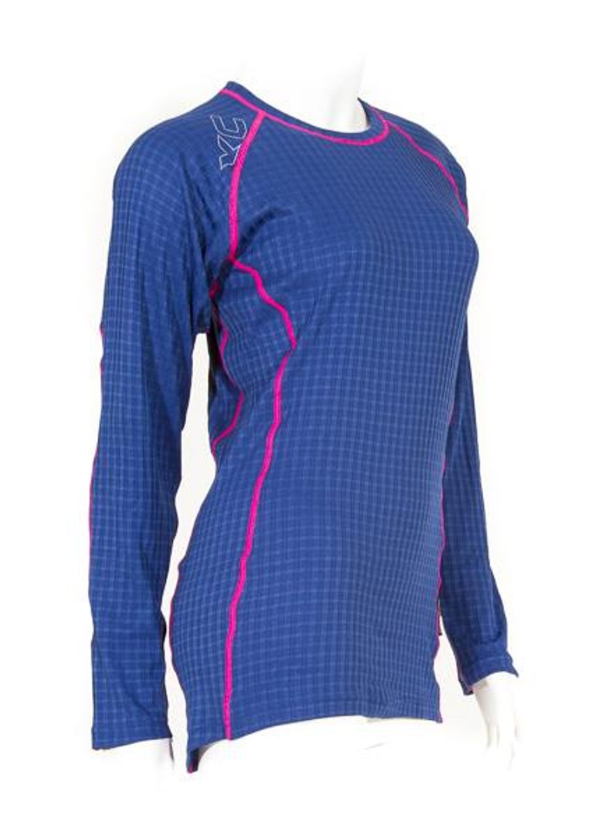 Inferno Superundertøy Trøye Crew Neck Dame Blå