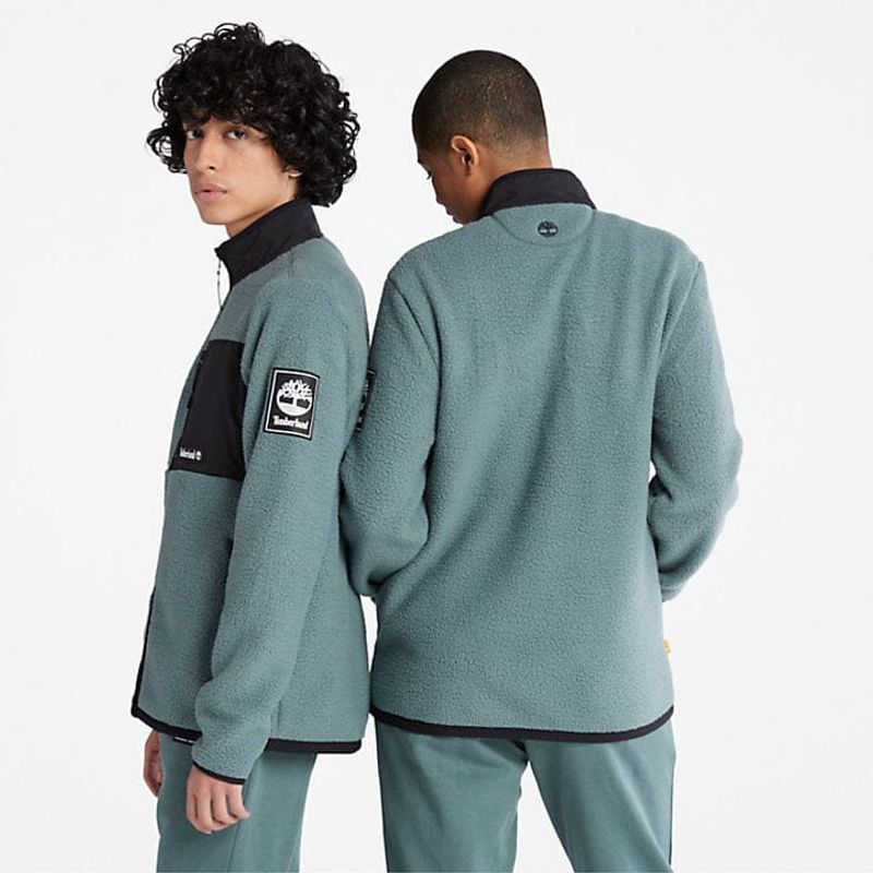 Timberland Unisex Outdoor Archive Sherpa Fleece Jacket Balsam Gr