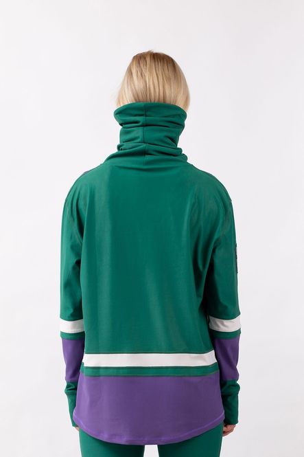Hovedbilde Eivy Boyfriends Fit Gaiter Top Green & Purple