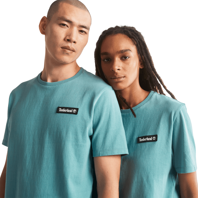 Hovedbilde Timberland Heavyweight Logo Tee Mineral Blue