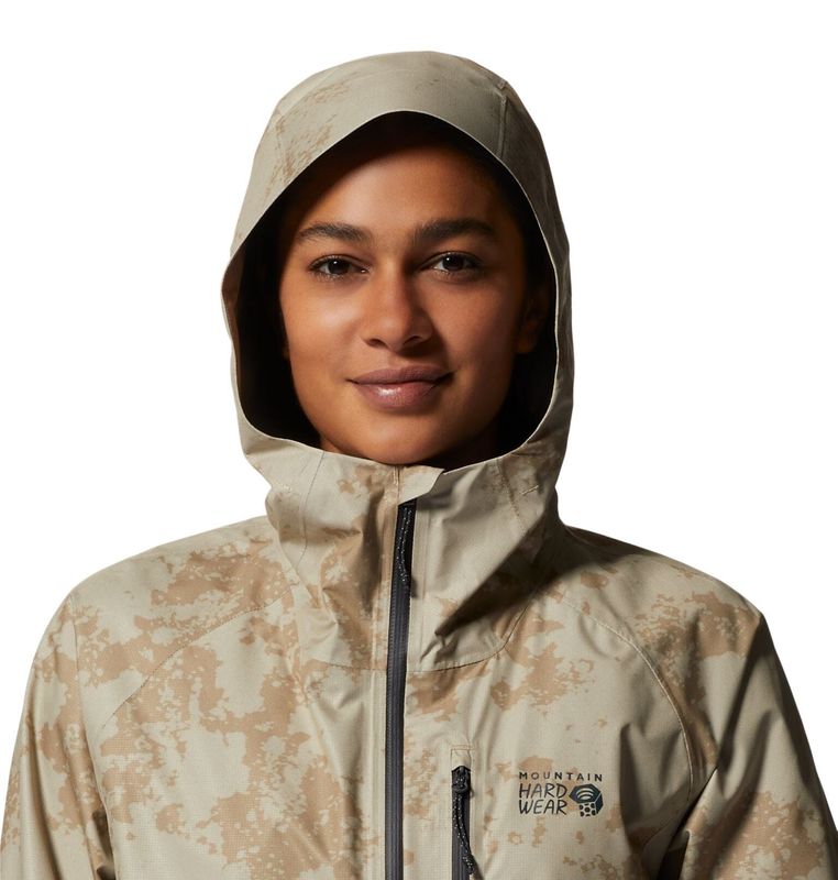 Mountain Hardwear Stretch Ozonic Jakcet Moab Tan Print