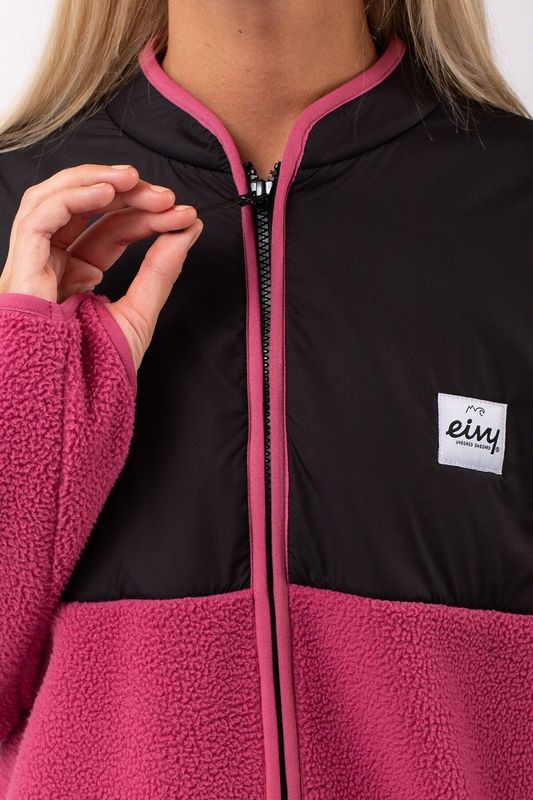 Eivy Bear Sherpa Jacket Raspberry