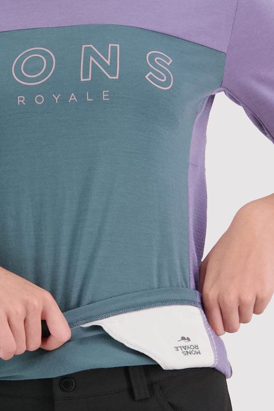 Mons Royale Womens Redwood Enduro VLS Thistle/Burnt Sage