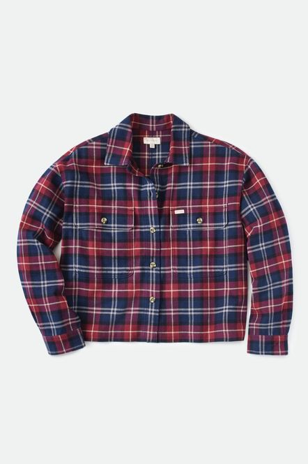 Hovedbilde Brixton Bowery W L/S Flannel Cordovan