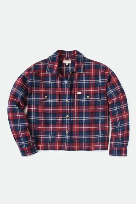 Hovedbilde Brixton Bowery W L/S Flannel Cordovan