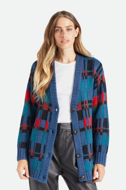 Brixton Ferriss Cardigan Joe Blue