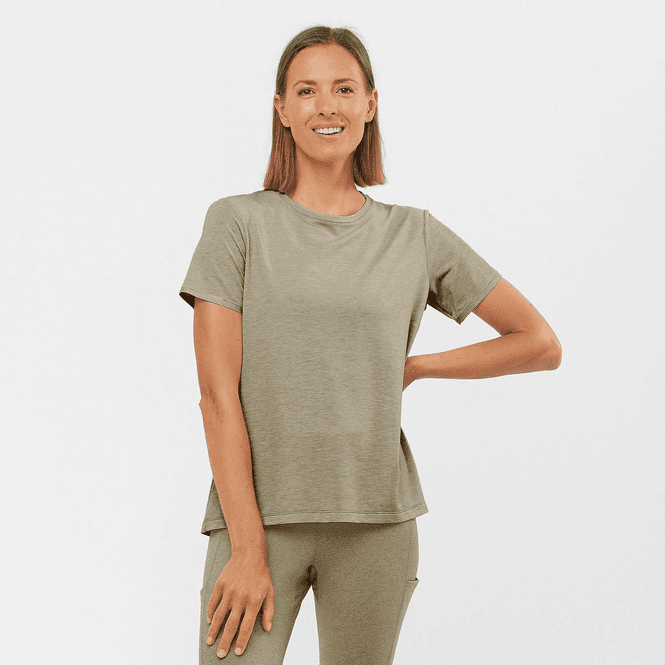 Hovedbilde Salomon Esential Tencel Tee W Olive Night