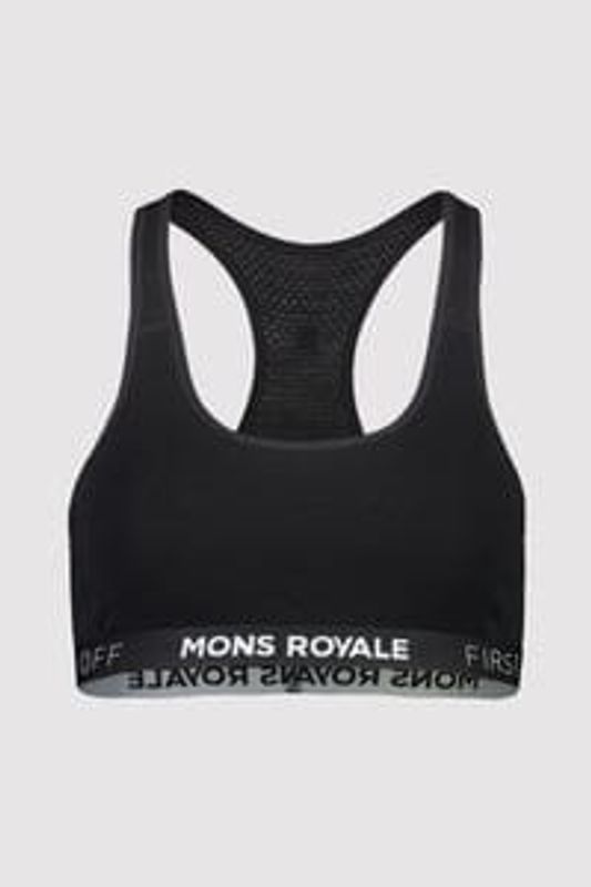 Mons Royale Womens Sierra Sports Bra Black