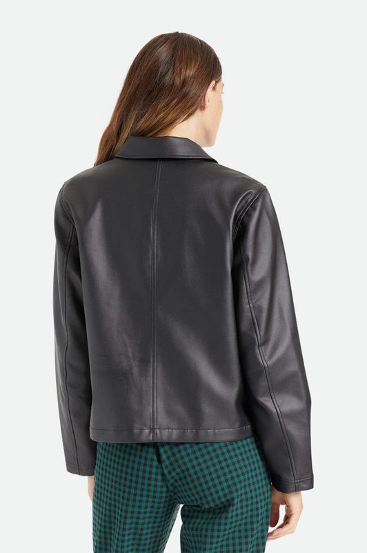 Brixton Survey Boxy Chore Coat Black
