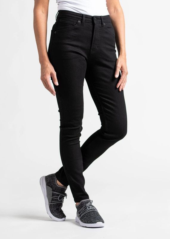 DU/ER Performance Denim High Rise Skinny Women Black