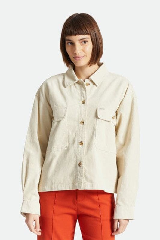 Brixton Bowery W Corduroy L/S Flannel Dove