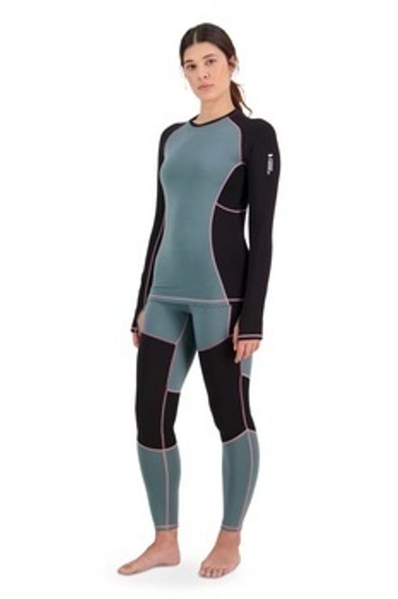 Hovedbilde Mons Royale Womens Olympus LS Burnt Sage / Black